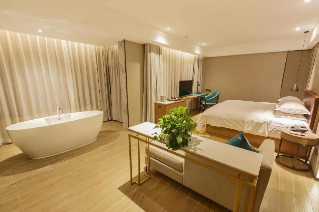 Bed in Borrman Hotel Liuzhou Guizhong Avenue Liugao