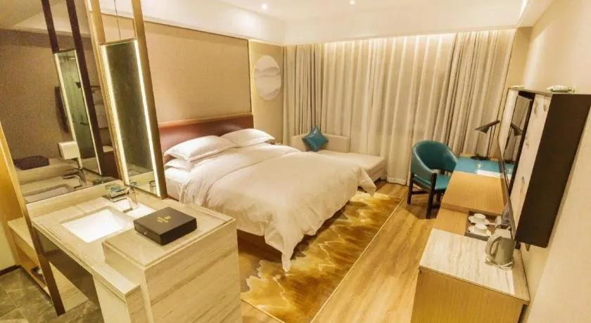 Bed in Borrman Hotel Liuzhou Guizhong Avenue Liugao