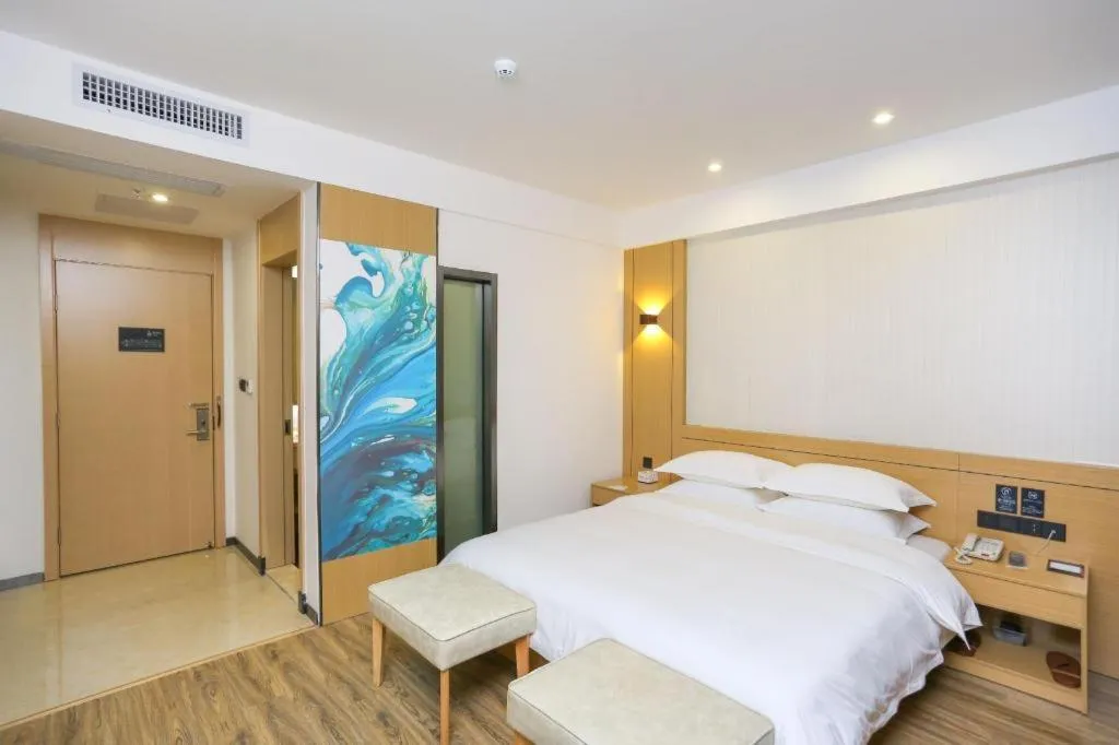 Bed in City Comfort Inn Guangzhou Jiahe Wanggang Metro Station Police Academy Changhong