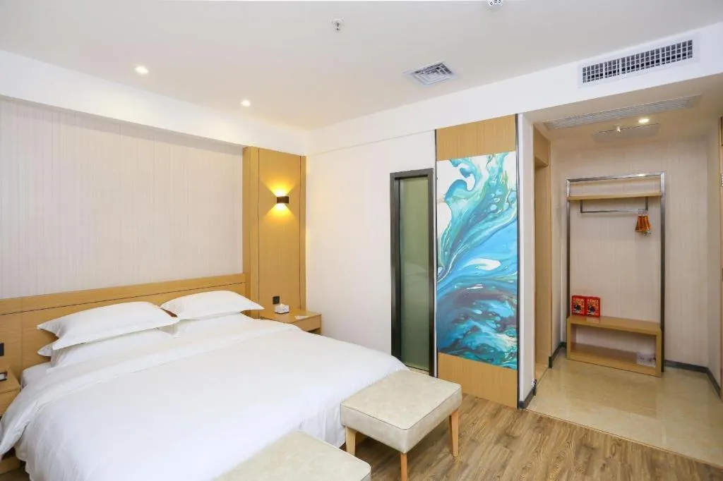 Bed in City Comfort Inn Guangzhou Jiahe Wanggang Metro Station Police Academy Changhong