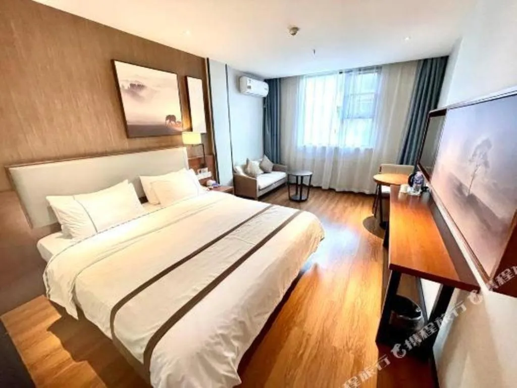 Bed in Jtour Inn Xianning Chongyang Taoxi Avenue