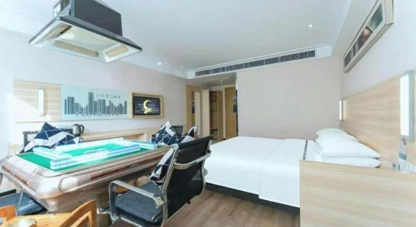 Bed in City Comfort Inn Wuhan Wangjiawan Longyangcun Metro Station