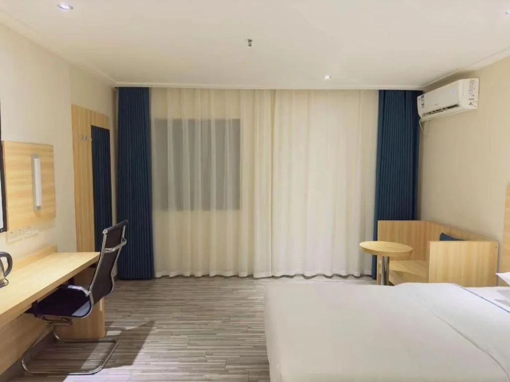 Bed in City Comfort Inn Wuhan Hongshan District Baishazhou Huangjiahu University Town