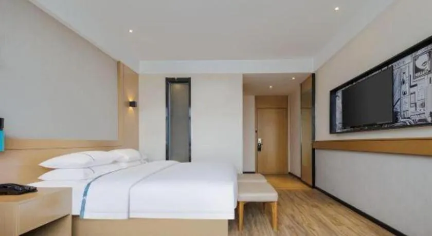 Bed in City Comfort Inn Wuhan Hongshan District Baishazhou Huangjiahu University Town