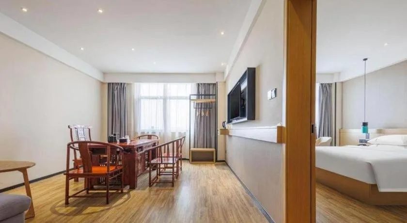 Bed in City Comfort Inn Wuhan Hongshan District Baishazhou Huangjiahu University Town