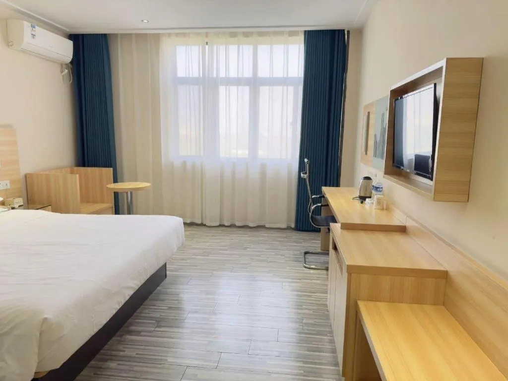 Bed in City Comfort Inn Wuhan Hongshan District Baishazhou Huangjiahu University Town