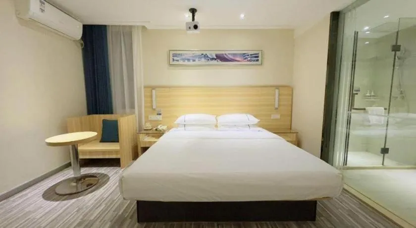 Bed in City Comfort Inn Wuhan Hongshan District Baishazhou Huangjiahu University Town