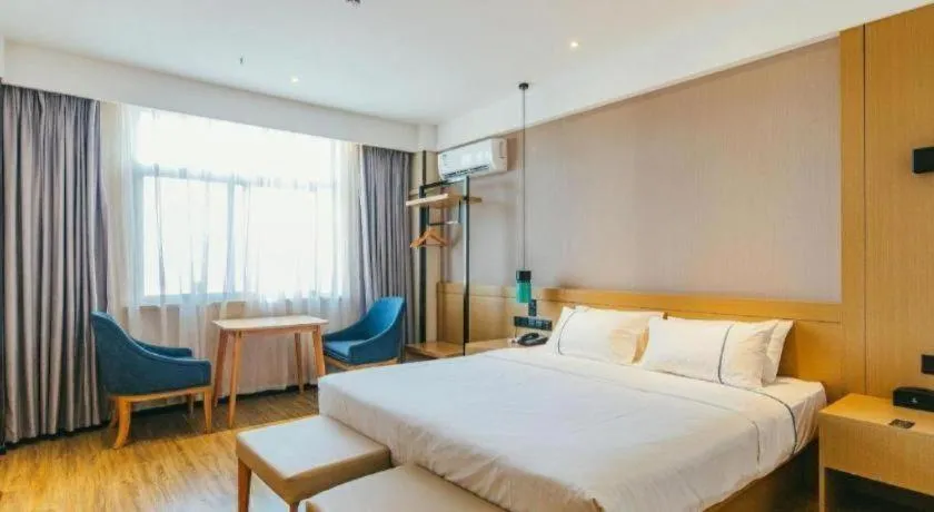 Bed in City Comfort Inn Wuhan Hongshan District Baishazhou Huangjiahu University Town