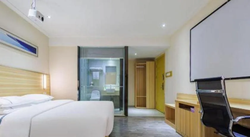 Bed in City Comfort Inn Wuhan Hongshan District Baishazhou Huangjiahu University Town