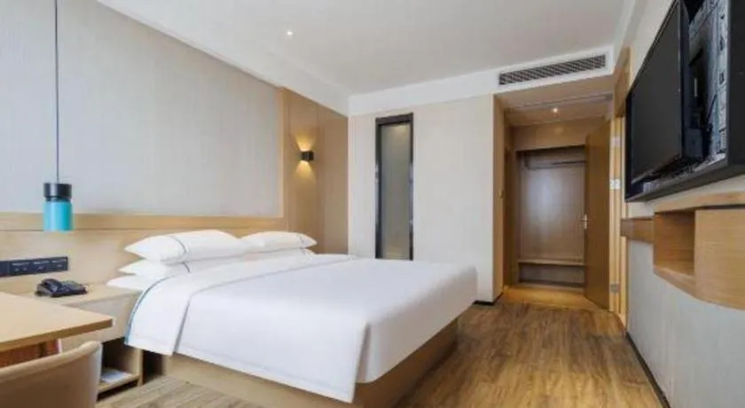 Bed in City Comfort Inn Wuhan Hongshan District Baishazhou Huangjiahu University Town