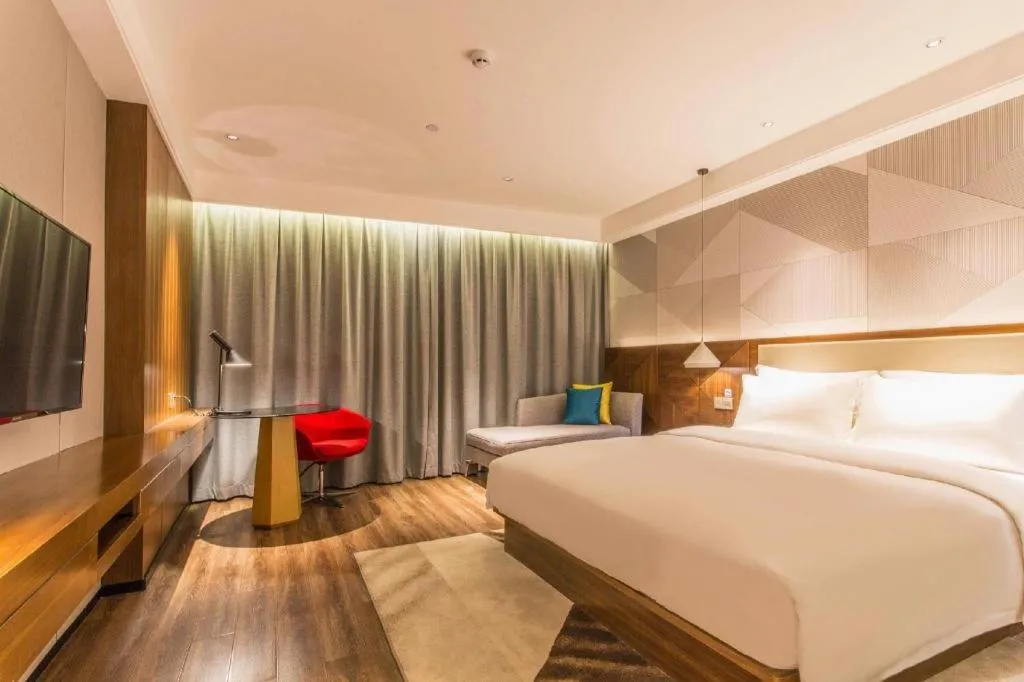 Bed in Borrman Hotel Nanning Beihu Bei Road Metro Station