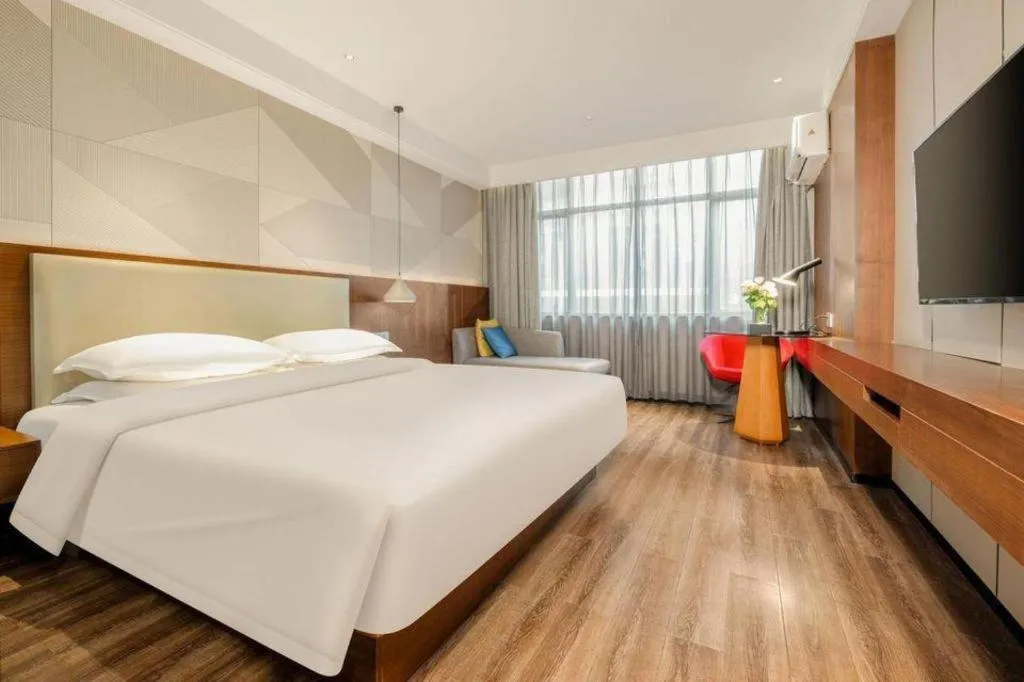 Bed in Borrman Hotel Nanning Beihu Bei Road Metro Station