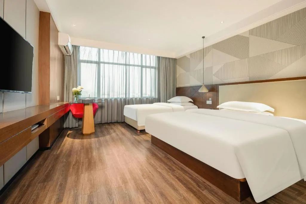 Bed in Borrman Hotel Nanning Beihu Bei Road Metro Station