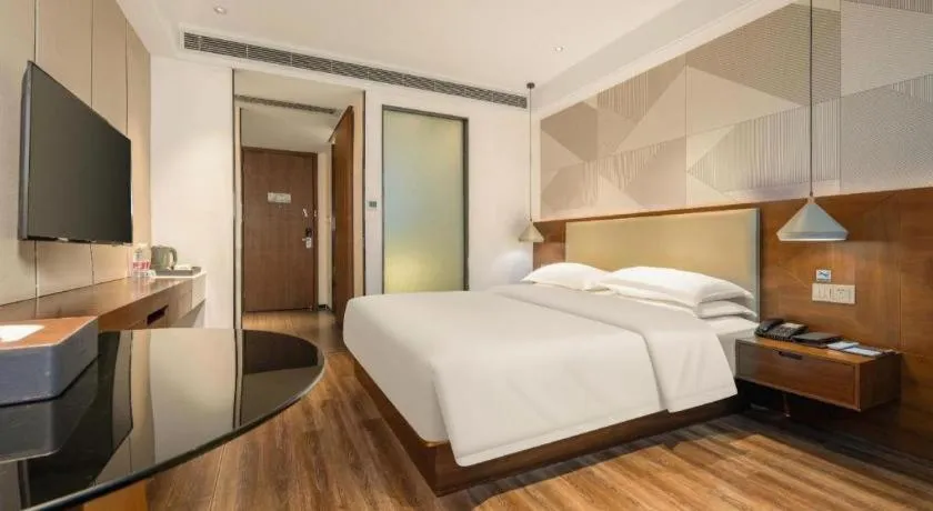 Bed in Borrman Hotel Nanning Beihu Bei Road Metro Station