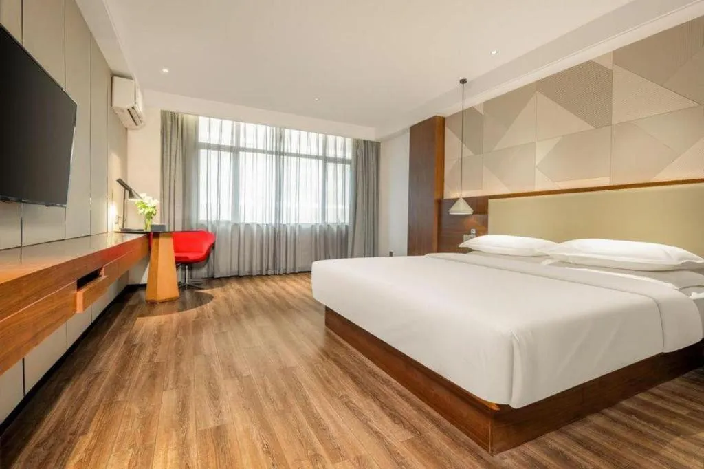 Bed in Borrman Hotel Nanning Beihu Bei Road Metro Station