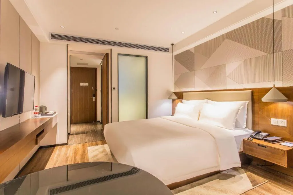 Bed in Borrman Hotel Nanning Beihu Bei Road Metro Station