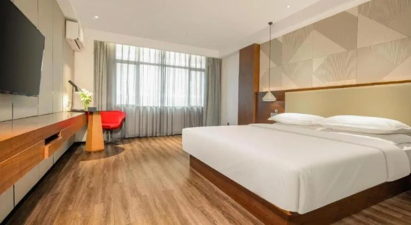 Bed in Borrman Hotel Nanning Beihu Bei Road Metro Station