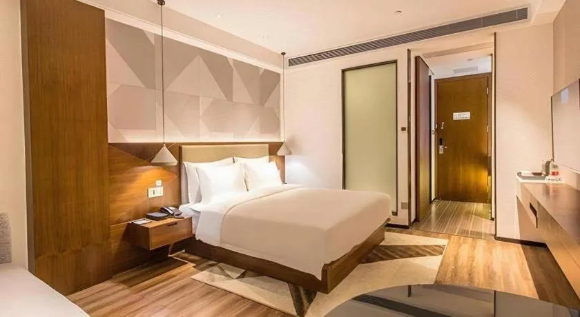 Bed in Borrman Hotel Nanning Beihu Bei Road Metro Station