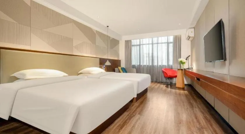 Bed in Borrman Hotel Nanning Beihu Bei Road Metro Station