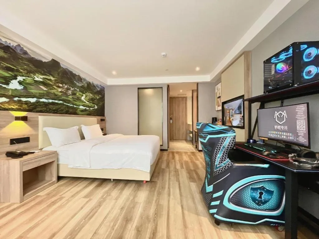 Bed in Borrman Hotel Nanning Beihu Bei Road Metro Station