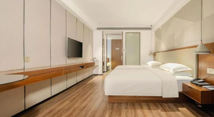 Bed in Borrman Hotel Nanning Beihu Bei Road Metro Station