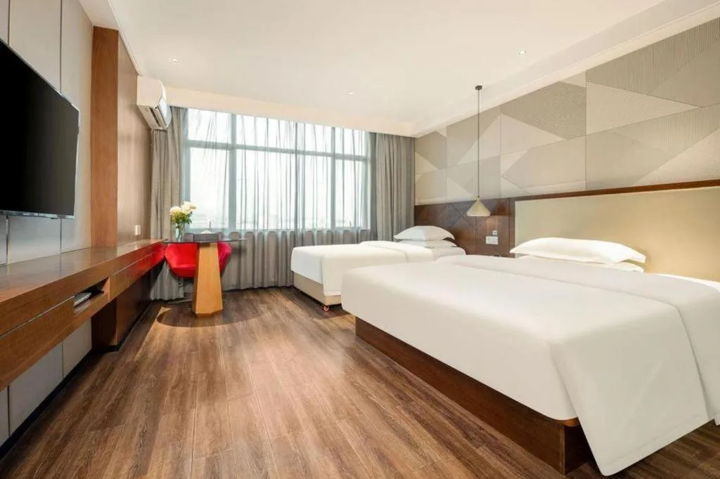 Bed in Borrman Hotel Nanning Beihu Bei Road Metro Station