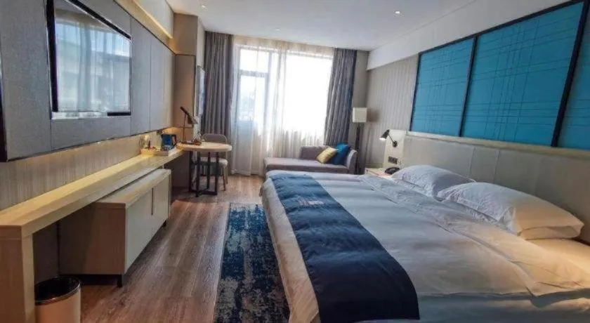 Bed in Echarm Hotel Guilin Zhongshan Zhong Road Liangjiang Sihu