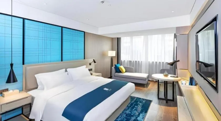 Bed in Echarm Hotel Guilin Zhongshan Zhong Road Liangjiang Sihu