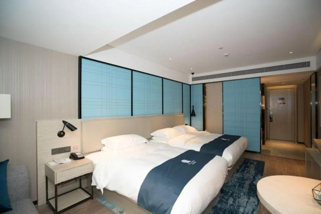 Bed in Echarm Hotel Guilin Zhongshan Zhong Road Liangjiang Sihu