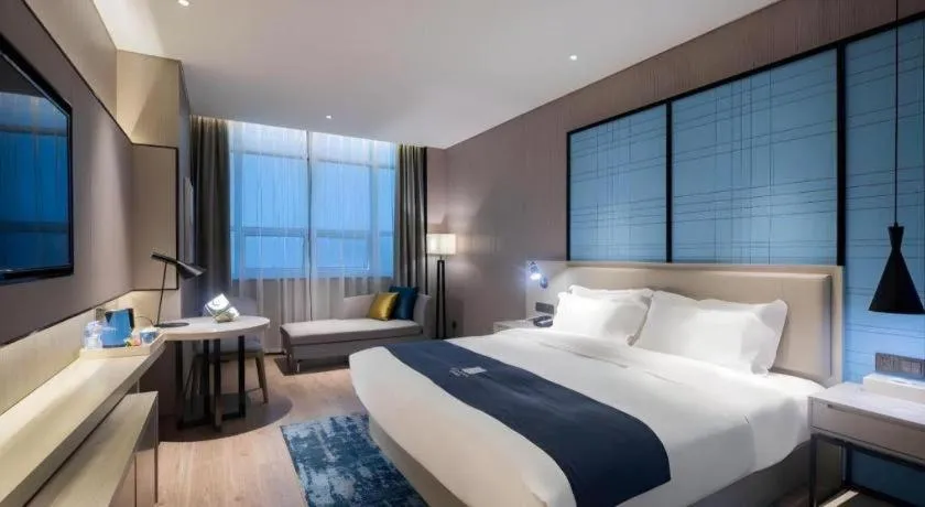 Bed in Echarm Hotel Guilin Zhongshan Zhong Road Liangjiang Sihu