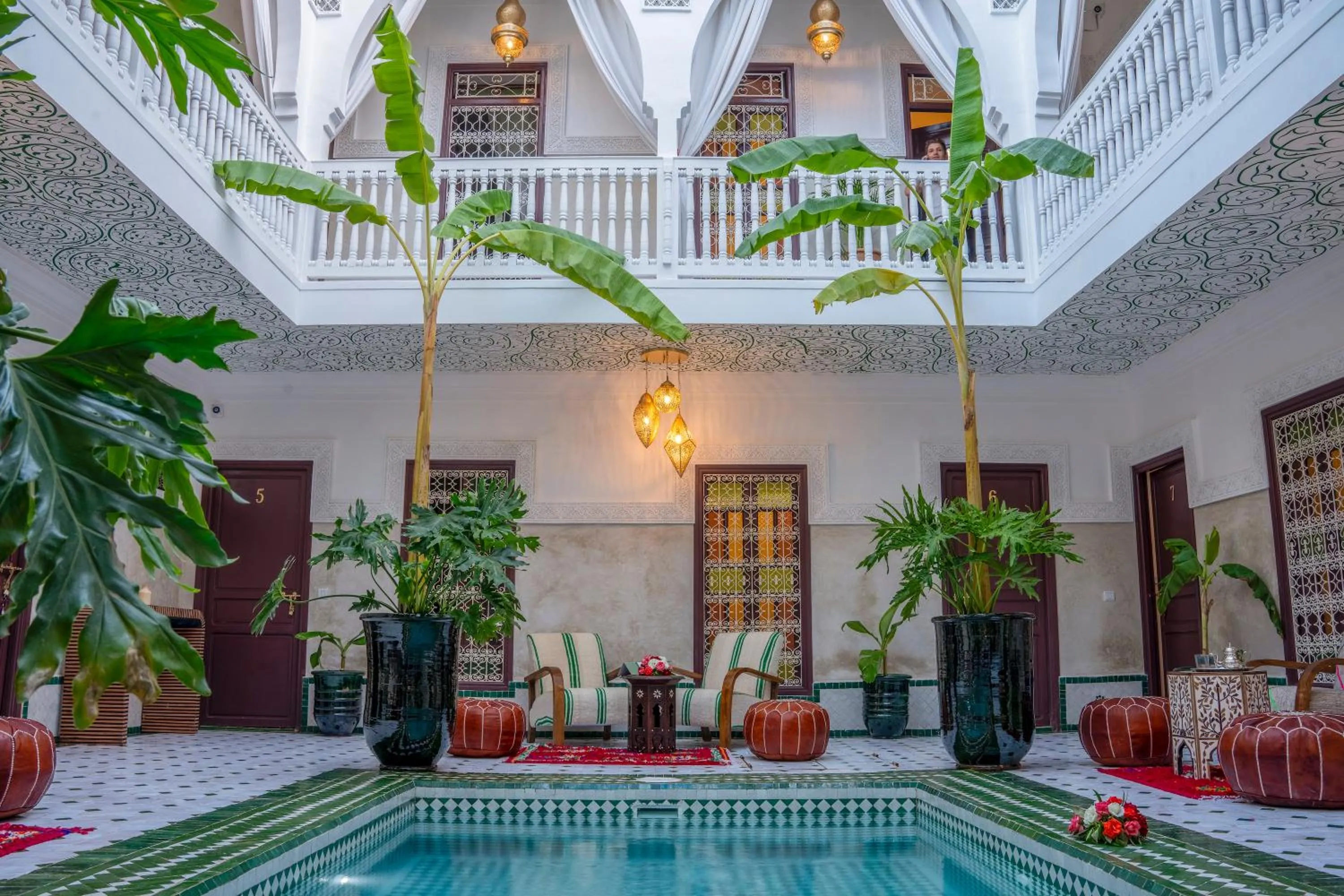Pool view in Riad Nuits D'orient Boutique Hotel & SPA