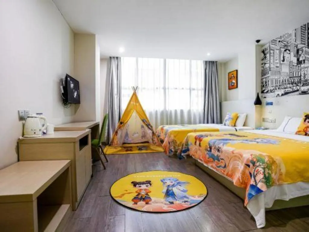 Bed in City Comfort Inn Guangzhou Dashi Metro Station Zoo Main Branch