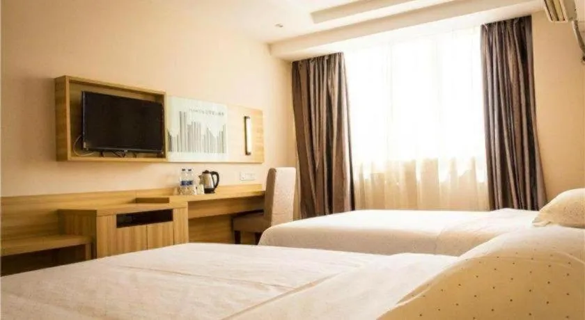 Bed in Jtour Inn Wuhan Hankou Railway East Plaza