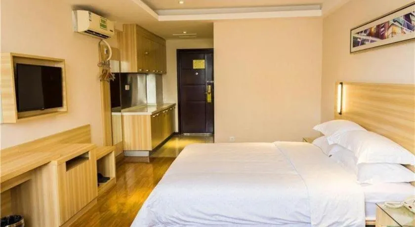 Bed in Jtour Inn Wuhan Hankou Railway East Plaza