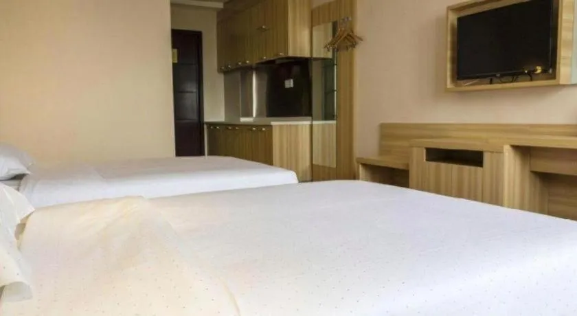 Bed in Jtour Inn Wuhan Hankou Railway East Plaza