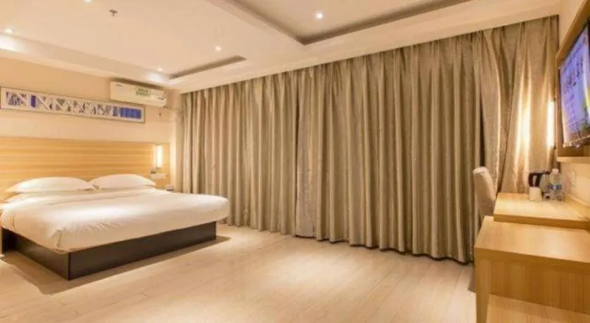Bed in Jtour Inn Wuhan Hankou Railway East Plaza