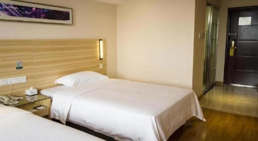 Bed in Jtour Inn Wuhan Hankou Railway East Plaza