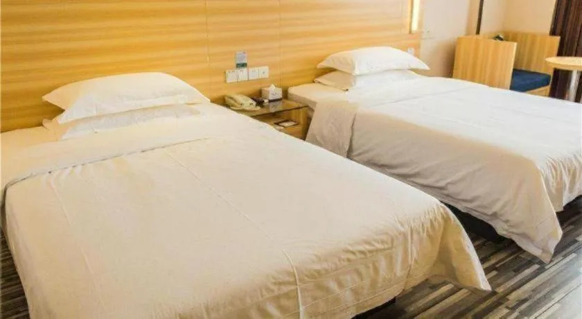Bed in Jtour Inn Wuhan Hankou Railway East Plaza