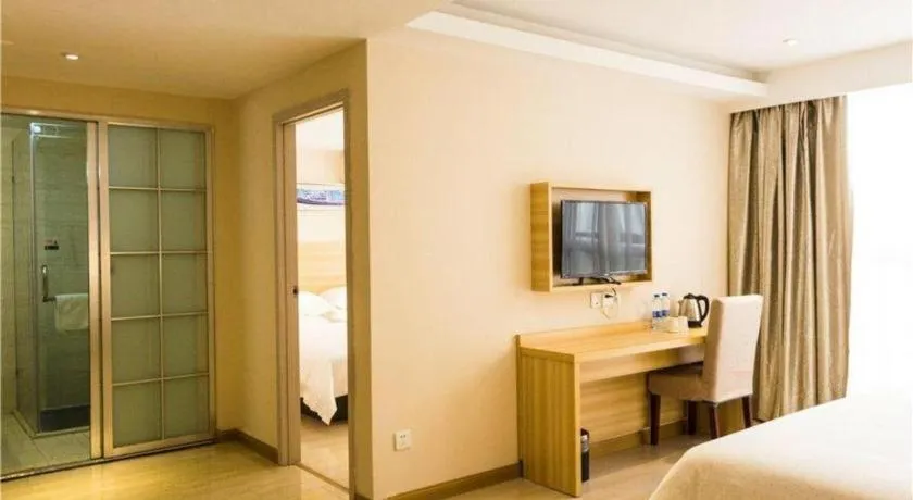 Bed in Jtour Inn Wuhan Hankou Railway East Plaza