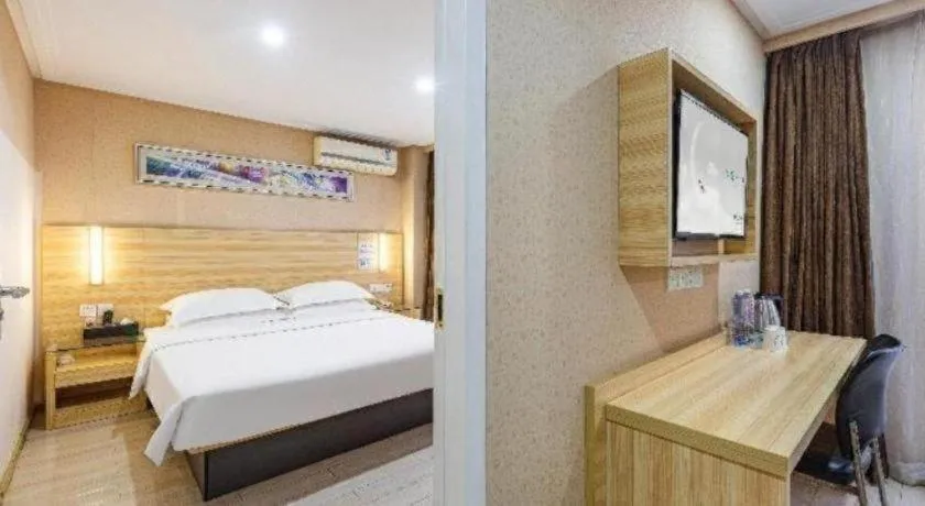 Bed in Jtour Inn Wuhan Hankou Railway East Plaza