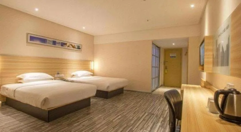 Bed in Jtour Inn Wuhan Hankou Railway East Plaza