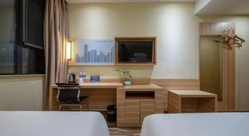 Bed in City Comfort Inn Shanghai International Tourism Resort Disney