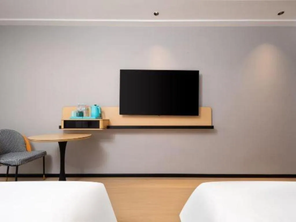 Bed in City Comfort Inn Wuhan Dongwu Avenue Light Rail Station