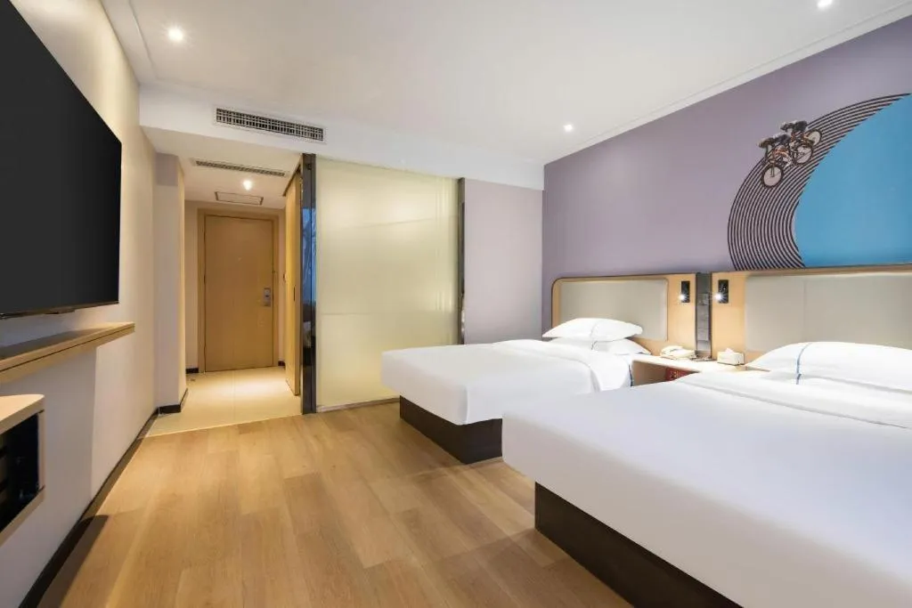 Bed in City Comfort Inn Xiao'gan City Beijing Road