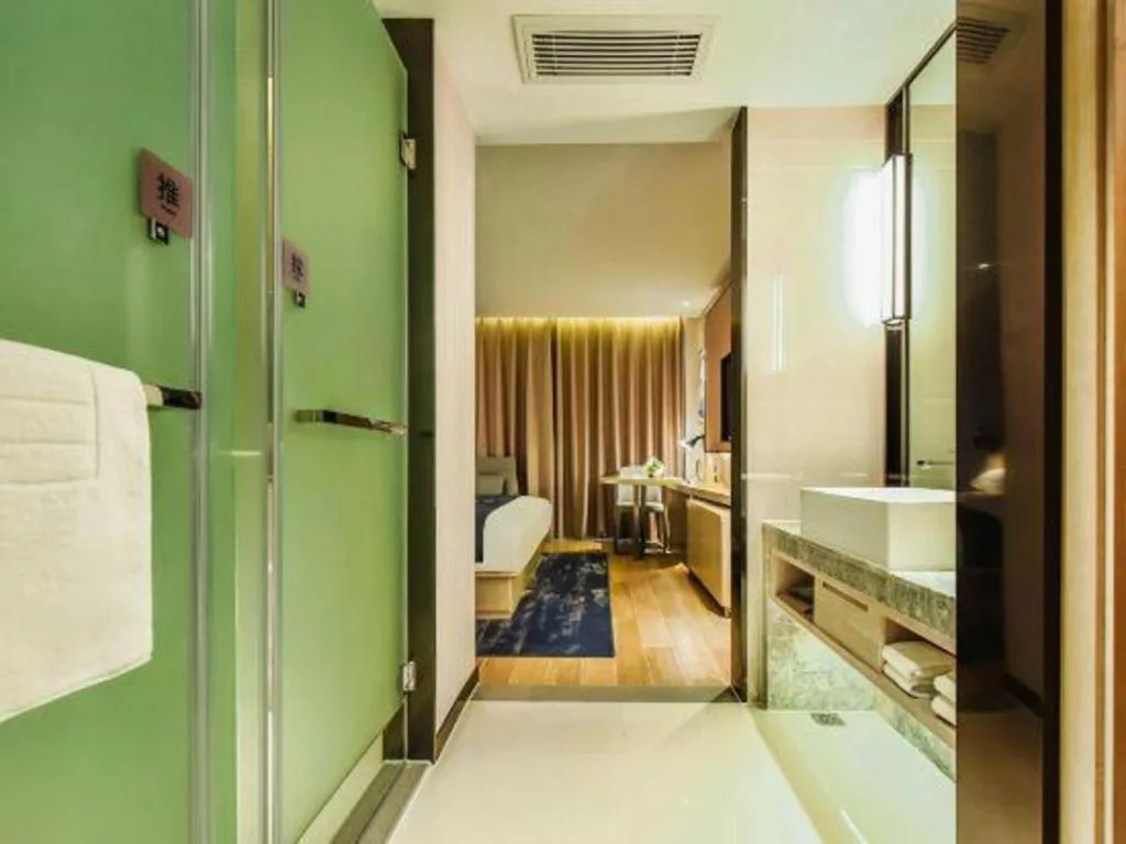 Bed in Echarm Hotel Anshun High-speed Railway Station Jichang Road