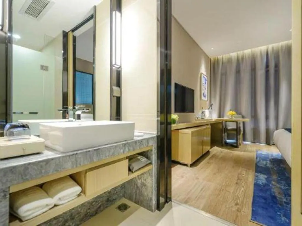 Bed in Echarm Hotel Anshun High-speed Railway Station Jichang Road