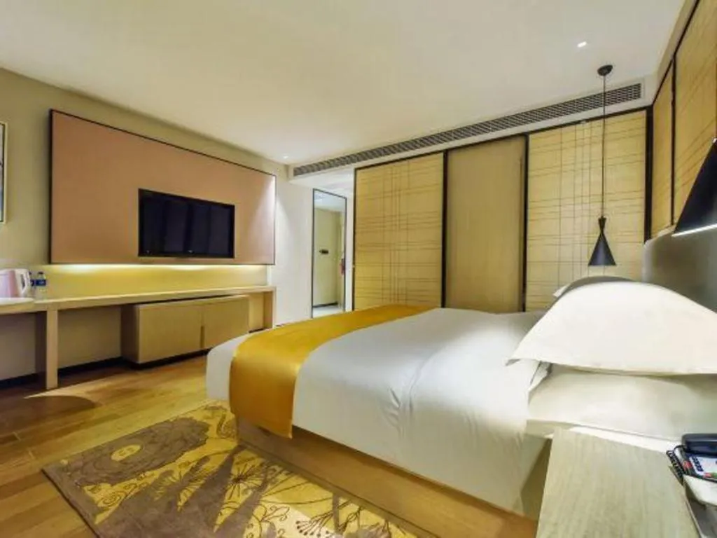 Bed in Echarm Hotel Anshun High-speed Railway Station Jichang Road