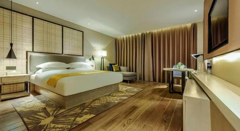 Bed in Echarm Hotel Anshun High-speed Railway Station Jichang Road