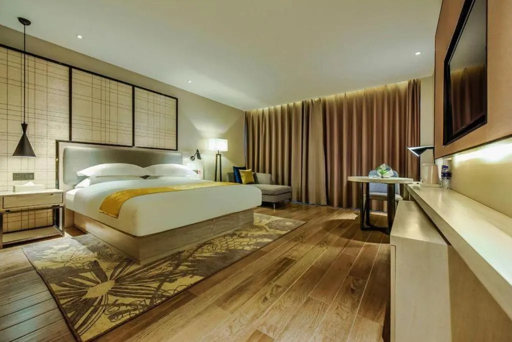 Bed in Echarm Hotel Anshun High-speed Railway Station Jichang Road