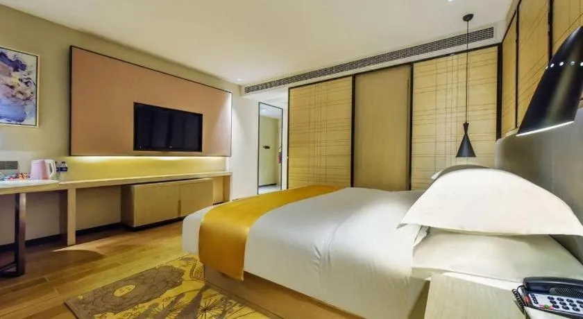 Bed in Echarm Hotel Anshun High-speed Railway Station Jichang Road